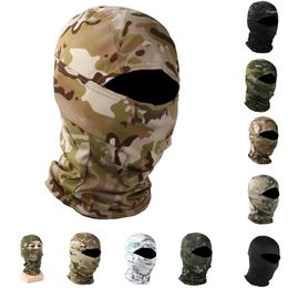 Bandanas Tactical Camouflage Balaclava Full Face Mask Wargame CP Military Hat Hunting Bicycle Cycling Army Bandana Neck Gaiter