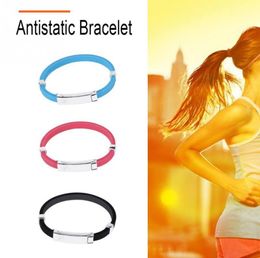 Hologram Bracelet Anion Bracelet Antistatic Band Anti Static Wrist Strap Care Wristband Silicone8872604