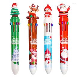 Christmas Pen Retractable Ballpoint Party Favour Supplies For Kid Student Calss Reward