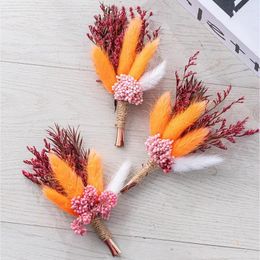 Decorative Flowers Mini Natural Fresh Dried Preserved Flower Small Pography Po Backdrop Home Decor Buny Tail Dry Bouquet