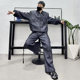 Men's Tracksuits M0332 Fashion Sets 2024 Runway Luxury European Design Party Style