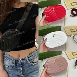 Designer Luxury Mamont Chest Bag Metal Chain Bag Fashionable Shoulder Bag Phone Bag Large Letter Wallet Makeup Bag LR