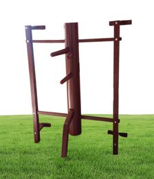 1822pcsset Customised Wall Hung Elm Wing Chun Wooden Dummy Hand Leg chinese kung fu adjustment wall hanging wood dummy9868875