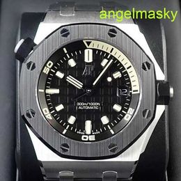 Unisex AP Wrist Watch Royal Oak Offshore Series Watches Men's 42 mm Diameter Automatic Mechanical Fashion Casual Watch Clock 15720CN.OO.A002CA.01 Black