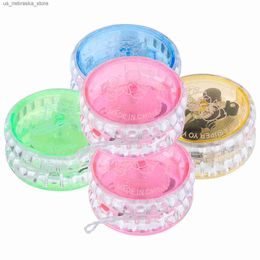 Yoyo 5 pieces of luminous yo plastic yo toys for children LED creative flash toys for children Q240418