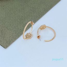 designer earrings for women simple big circle design 18k gold crystal diamond earring earings gemetry numbers brincos ear rings Jewellery