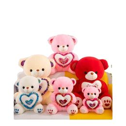 Wholesale Valentine's Day Cuddle Plush Light Up Doll Children's Gift Panda Toy Teddy Bear