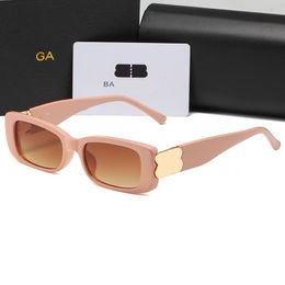 Elegant mens designer sunglasses full frame pc material letters print rectangle lens luxury glasses for woman fashion accessories eyewear casual ga129 C4