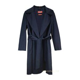 Designer Coat Womens Coat Jackets Mescole in lana capri per trincee Giacca singola a colore solido Slimbocchi di lana a vento da donna 7SGP 7SGP