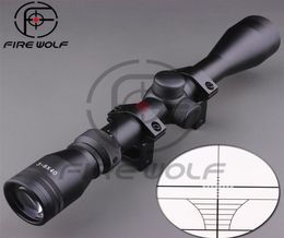 Direct Selling New Lens 39x40 Mil Dot Air Rifle Gun Hunting Scope Telescopic Sight Riflescope 1121mm Mounts1732888