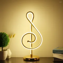 Table Lamps Simple Bedroom Bedside Lamp Minimalist Creative Decoration Metal Small LED Night Light