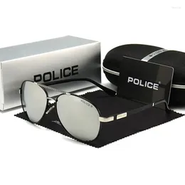 Sunglasses Polarised Men Women Brand Policer Design Eye Semi Rimless Classic UV400