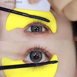 Mascara New Sdottor Dr Eyeliner Assistant Soft Sile Eyeliner Template Crescent Baffle Eyemakeup Template Shaping Tool Mascara Appl L410