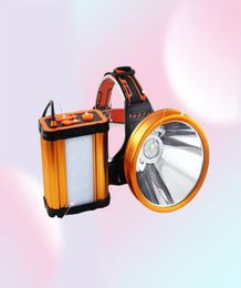 Headlamps Super Bright Headlight Strong Light Power Bank Waist Hanging HeadMounted Rechargeable Miner39s Lamp Durable5174178