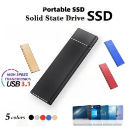 Enclosure External 1TB Ssd HighSpeed Solid State Drive TypeC/USB 3.1 Interface Portable Hard Disk External Hard Drive for PC Laptop