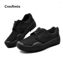 Casual Shoes Cresfimix Male High Quality Plus Size Durable Canvas Lace Up Men Cool Anti Skid Summer Breathable Zapatos A5549