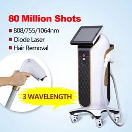 Big Powerful 808nm Diode Laser Freezing Point Hair Removal Body Skin Care Suitable All types Skin Colour