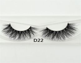 Full Strip 3D Lashes 100 Real Mink Lash Handmade Thick Crisscross Curly Eyelashes False Eyelash D225130479