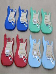 Factory electric finished guitar Body kitsDIY guitarColors Can be customizedCream Pickguard and Pickupscan be changed5894780
