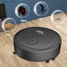 Robot Vacuum Cleaners Sweeping Robot Automatic Household Automatic Vacuum Smart Cleaning Machine USB Rechargeable Vacuum Cleaner Mopping Machine Y240418