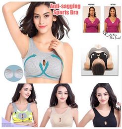 New Antisagging shapers Antisweat Yoga Running Sports Bra push up bra Breast Augmentation Cross Comfy Lifts Breasts MXXL3036845