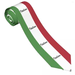 Bow Ties Italian Flag Tie Stripes Leisure Neck Unisex Adult Classic Casual Necktie Accessories Quality Graphic Collar