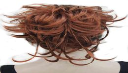 StrongBeauty Synthetic DIY Hair Red Blonde Brown Black Braid Drawstring Ponytail Clip in/on Hair Extensions Hairpieces 17Colors 2101082356500
