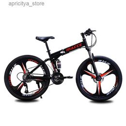 Bikes Hot Sa Popular Product High Quality Eco-friendly 26 inch Size Wheel Folding Bike Cycling steel Frame Folding Mountain bicyc L48