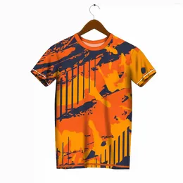 Men's T Shirts Handsome Sportswear Trend Quick Drying Short Sleeved Summer Fitness T-shirts 2024 Oversize Street Clothes