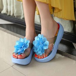 Slippers Fashion Ladies Shoes Casual Solid Bohemian Style Sandals For Women Wedges Women's