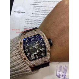 Designer Richa Rm010 Mechanics Ladies' Luxe Watches Rm010 Luminous Milles Mens Diamond Scale Watches SUPERCLONE Skeleton Montre 9001