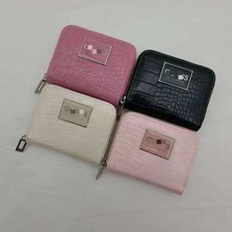 Handbag Designer Hot Selling 50% Discount Wallets european purses for men women New Gus Simple Short Pu Letter Womens Multicolor leather Wallet Sier Bag Purse