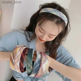 Headbands Fashion wide-brimmed small fresh hair band wild go out South Korea sweet girl hair band headdress ladies hair accessories Y240417