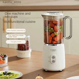 과 Juicers Kitchen Mixer 가정용 다기능 과일 으스스 콩 젖은 그라인더 작은 전기 음식 그라인더 Y240418