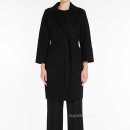 Designer Coat Womens Coat Jackets Wool & Blends Coats Maxmaras Trench Jacket Single Breasted Solid Colour Women's Slim Long Windbreaker Woollen Bivj