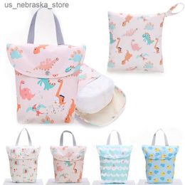 Diaper Bags Baby diaper bag organizer reusable waterproof wet/dry cloth bag mummy storage bag disposable diaper bag Q240418