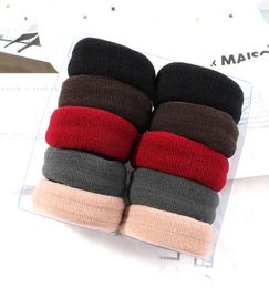 Thick seamless rubber band black ring damage no trace hair rope high elastic headdress4696523