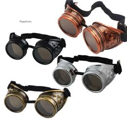 UPS Unisex Vintage Victorian Party Favor Style Steampunk Goggles Welding Punk Gothic Glasses Cosplay Z 4.15 0418