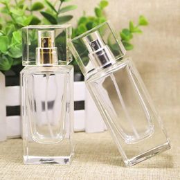 Storage Bottles 50ML Cover Crystal Glass Perfume Bottle Spray