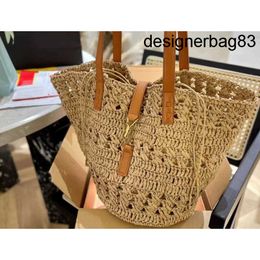 23ylsy Nuovo sacchetto da spiaggia Casual Rattan Basto di grande capacità Designer Wicker Woven Borse Wesse Borse Summer Beach Bali Saglies Lady Travel Big Beste Big Big Basket