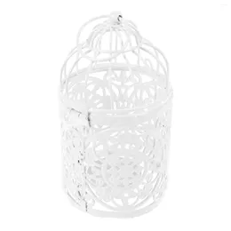 Candle Holders Holderlantern Metal Cage Bird Candlestick Birdcage Tea Lanterns Indoor Holiday Decor Tealight Hanging Desktop Gifts Birdcages