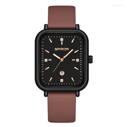 Wristwatches Classic Mens Sports Watches Man Business Quartz Wristwatch Luxury Leather Bracelet Men Casual Clock Watch