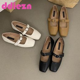 Casual Shoes 2024 Flats With Footwear Ladies Mary Janes For Female Soft Fashion Buckle Strap Women Lolita Spring