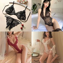 Taste Costume 18+ Adult One Piece Lace Open Bra Bodysuit Erotic Teddy Backless Nightdress Lenceria Plus Size Sexy Clothing