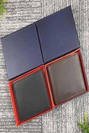 2018 Genuine Leather Men Wallets Brown Mens Wallet Short Purse With Coin Pocket Card Holders Gift Box High Quality8455934
