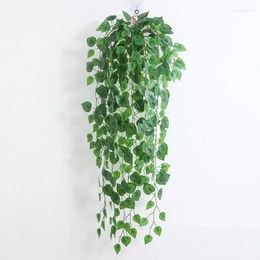 Decorative Flowers Artificial Plant Wall Hangings Lifelikes Foliage For Indoor Living Rooms Decor M6CE