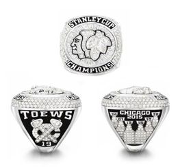 fashion design men Jewellery Rhodium plated 2013 cup ship rings Chicago Blackhawks hockey world s ring8801430