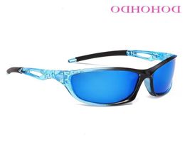 DOHOHDO Transparent Frame Polarized Sunglasses Men Brand Design Car Driving Sun Glasses Male Night Vision Fishing Goggles UV4001228699