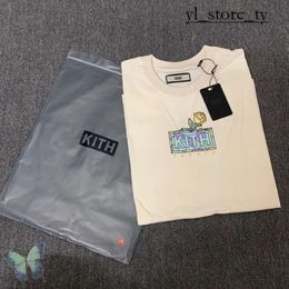 Kith Designer T Shirt Mens T Shirt Luxury Trendy Short Sleeve Kith Shirt Graphic Printed Letter Womens Loose and Breathable Clothing Casual Kith T Shirt 6430