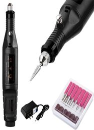 Newly Nail File Art Electric DRILL File Acrylic Manicure Pedicure Portable Machine Kit Nail Art Set Tool 07263435121